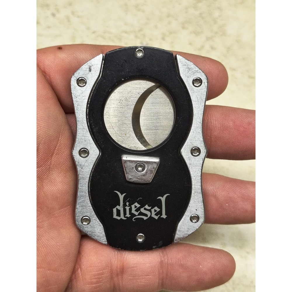 Colibri‎ Cut Cigar Cutter Double Guillotine  Black & Silver
